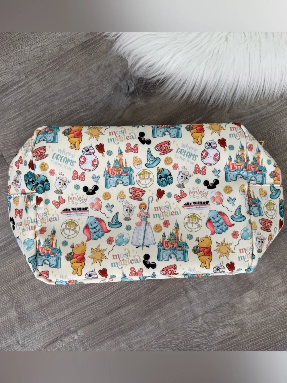 HONEY BOUTIQUE Magical Characters Makeup Cosmetic Travel Bag